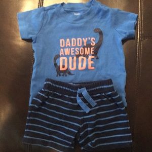 Two piece short set size 6 months